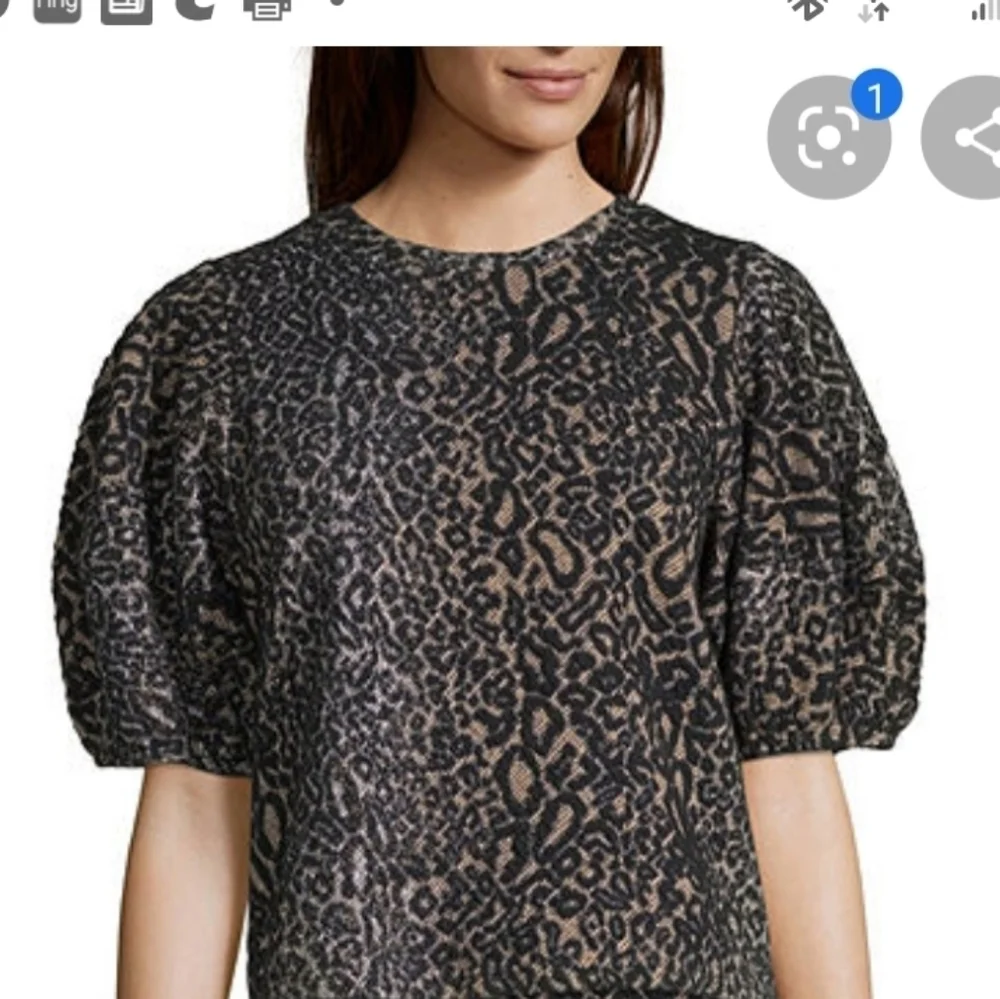 Worthington Puff Sleeve Top - Picture 3 of 7